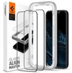 Spigen ALM FC AGL03387 Apple iPhone 14 / iPhone 13 Pro / iPhone 13 2db fekete képernyővédő üveg (AGL03387)