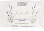 Australian Bodycare Tea Tree Oil & Lavender Șervețele umede pentru fata si corp 24 buc