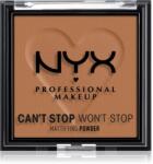 NYX Professional Makeup Can't Stop Won't Stop Mattifying Powder mattító púder árnyalat 08 Mocha 6 g