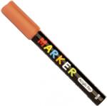 M&G Marker cu vopsea acrilica, varf rotund, 2mm, portocaliu, M&G APL976D955