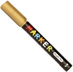 M&G Marker cu vopsea acrilica, varf rotund, 2mm, auriu, M&G APL976D999
