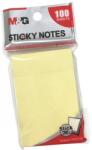 M&G Notite adezive, 76 x 76mm, galben, 100 file/set, M&G AS33A1021000D