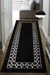 Asir GROUP Szőnyeg BAGUE 80 x 300 cm fekete (286CHL6735)