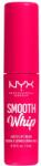 NYX Cosmetics Smooth Whip Matte Lip Cream habosított állagú rúzs a tökéletesen sima ajkakért 4 ml árnyék 10 Pillow Fight