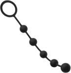 Mokko Toys Bile Anale Cipher Beads, Silicon, Negru, 32 cm, Mokko Toys, Simply Fun