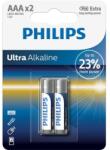 Philips LR03E2B/10 ELEM ULTRA ALKALI AAA 2-BLISZTER (LR03E2B/10)