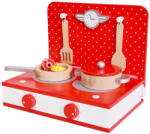 Classic World Set de joaca din lemn Classic World - Plite si gratar (5036) Bucatarie copii