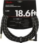 Fender Deluxe Series Black 5, 5 m Drept - Oblic Cablu de instrument (<![CDATA[0990820079]]>)