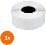 Trada Supply Set 3 x Etichete Pret, 26 x 12 mm, Alb, 1500 Etichete / Rola (DES-3xSDN-ART001072SED)