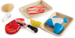 HaPe International Set produse de taiat Hape - Peste si proteine, din lemn (H3155) Bucatarie copii