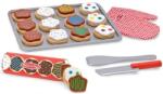 Melissa & Doug Set de joaca Melissa & Doug - Biscuiti din lemn (14074) Bucatarie copii