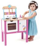 Woodyland Bucatarie din lemn Woody cu accesorii - Unicorn (90255) Bucatarie copii