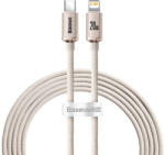 Baseus Crystal Shine USB-C és iP kábel, 20W, 2m (rózsaszín) (CAJY001404) - mi-one