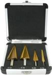 PTC Tools Lemezfúró, lépcsős - készletben 4 db-os HSS TiN 4-32 mm (PT-36154)