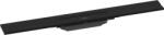Hansgrohe RainDrain Flex, zuhanylefolyó felső készlet 800, rövidíthető, falra szerelhető, fekete matt, HAN-56051670 (HAN-56051670)
