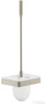 Hansgrohe AXOR UNIVERSAL SOFTSQUARE fali wc kefe tartó, rozsdamentes acél hatású 42835800 (42835800)
