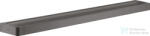 Hansgrohe AXOR UNIVERSAL SOFTSQUARE 69, 4 cm-es törölközőtartó, szálcsiszolt fekete króm 42832340 (42832340)