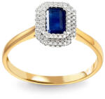 Heratis Forever Lenyűgöző 0, 65 ct zafír gyűrű briliánsokkal IZBR1392