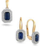 Heratis Forever Lenyűgöző 0, 53 ct smaragd gyűrű briliánsokkal IZBR1392S