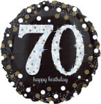 Anagram 70. évszámos fólia lufi, gömb, HB, fekete