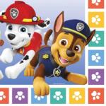  Mancs Őrjárat Color Paws szalvéta 16 db-os 33x33 cm FSC (DPA9914237)