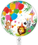  Dzsungel Balloons papírtányér 8 db-os 23 cm FSC (PNN93779)