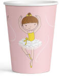  Balett, Balerina Little Dancer papír pohár 8 db-os 250 ml (DPA990394766) - oliviashop
