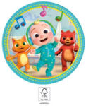  CoComelon Music papírtányér 8 db-os 23 cm FSC (PNN93454)