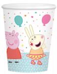  Peppa malac Confetti papír pohár 8 db-os 250 ml (DPA990633366)
