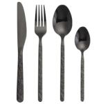 HARAHU GL-27311 24 darabos evőeszközkészlet - Fekete KP27311