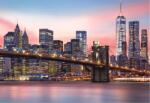 Educa - Puzzle Podul Brooklyn, New York neon - 1 000 piese Puzzle