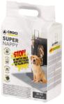 Croci Covorase absorbante pentru caini Croci Super Nappy, No Yellow Spot, Carbon activ, 57 x 54 cm, 30 bucati (C6028172)