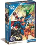 Clementoni - Puzzle Dc Comics: Justice League 500 - 500 piese