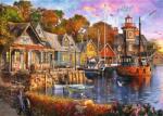 Trefl - Puzzle Premium Plus Tea Time: Seaside Harbour - 1 000 piese