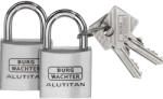 Burg Wächter Set 2 lacate aluminiu Alutitan DUO 770 40 SB inchidere cheie (361610)