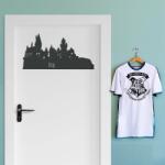DUBLEZ Fakép a Harry Potterből - Roxfort, Antracitszürke