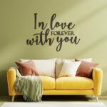 DUBLEZ Falra szerelhető idézet a szerelemről - In love forever, Wenge