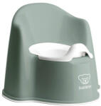  Olita cu protectie pentru spate Potty Chair Deep, Green-White, BabyBjorn Olita