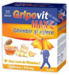 Zdrovit Gripovit Max C ghimbir si miere, 10 plicuri, Zdrovit - edrogheria