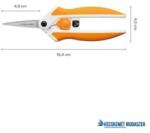 Fiskars Varróolló, 15 cm, FISKARS "EasyAction", narancssárga (IF1070029) - kecskemetirodaszer