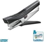 Rapid Tűzőgép, kézi, 10/4, 15 lap, RAPID "Fixativ F11", fekete (E5000289) - kecskemetirodaszer