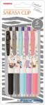 Zebra Zseléstoll készlet, 0, 33 mm, nyomógombos, ZEBRA "Sarasa Clip Kawai Animal (TZ48267) - kecskemetirodaszer