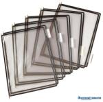 DJOIS Bemutatótábla, A4, acélkeretes, DJOIS, fekete (TF114007) - kecskemetirodaszer