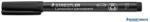 STAEDTLER Alkoholos marker, OHP, 0, 6 mm, STAEDTLER "Lumocolor® 318 F", fekete (TS3189) - kecskemetirodaszer