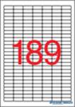 APLI Etikett, univerzális, 25, 4x10 mm, eltávolítható, kerekített sarkú, APLI, 4725 etikett/csomag (LCA10198) - kecskemetirodaszer