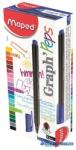 Maped Tűfilc, 0, 4 mm, MAPED "Graph`Peps", sötétkék (IMA749120) - kecskemetirodaszer