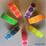  Etikett, 20 mm kör, 1000 etikett/tekercs, lila (ISCK20L) - kecskemetirodaszer