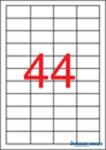 APLI Etikett, univerzális, 48, 5x25, 4 mm, APLI, 22000 etikett/csomag (LCA10558) - kecskemetirodaszer