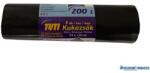 TUTI Szemeteszsák, extra erős, 200 l, 5 db, 95x120 cm, 38 , TUTI "Mega", fekete (KHT992) - kecskemetirodaszer