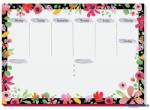SIGEL Könyökalátét, 420x297 mm, SIGEL "Flower Love (SIJS200) - kecskemetirodaszer